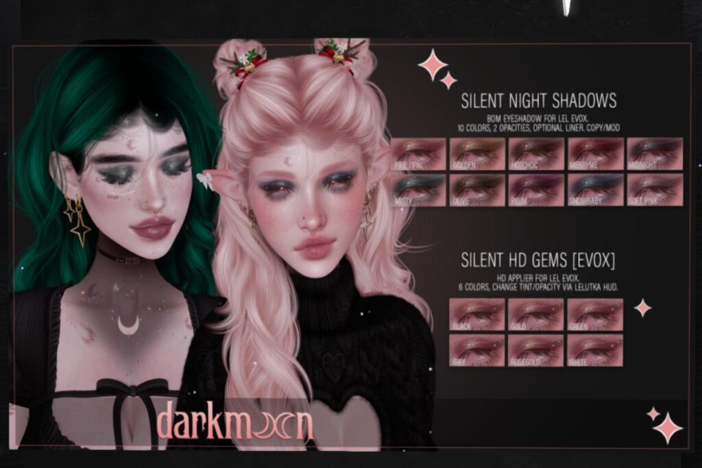 Silent Night Shadows - EvoX, L$300 | Silent HD Gems - EvoX, L$250