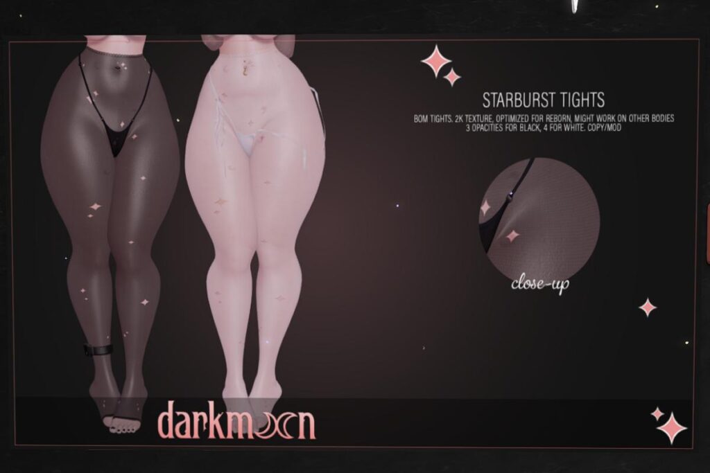 Starburst Tights - BOM for Reborn, L$350