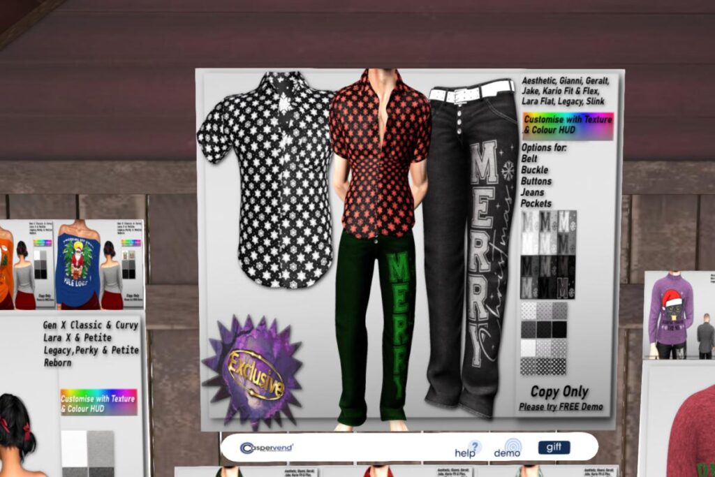 Merry Set - see ad for sizing, L$225