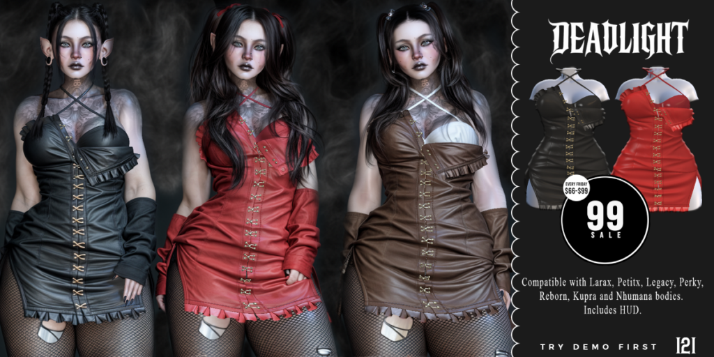 Outfit #121 - Inithium/Legacy/MatireyaX/Nhumana/Reborn/+mods	&lt;a href=&quot;http://maps.secondlife.com/secondlife/Helgrind/16/57/3603&quot; target=&quot;_blank&quot;&gt;Teleport&lt;/a&gt;