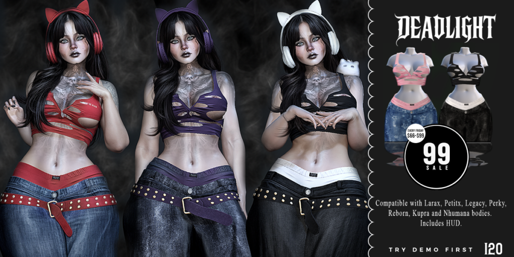 Outfit #120 - Inithium/Legacy/MaitreyaX/Nhumana/Reborn/+mods	&lt;a href=&quot;http://maps.secondlife.com/secondlife/Helgrind/16/57/3603&quot; target=&quot;_blank&quot;&gt;Teleport&lt;/a&gt;