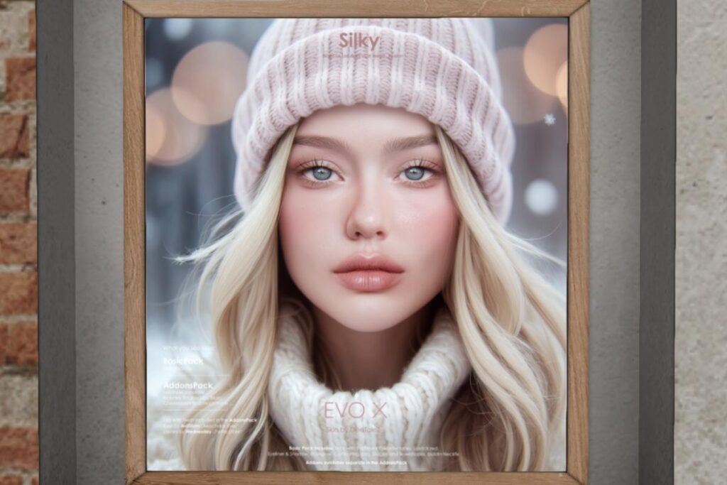 Silky Skin - EvoX, L$998 each/L$4900 FP