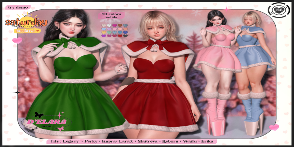 Outfit #126 - Erika/Inithium/Legacy/Maitreya/Reborn/+mods	&lt;a href=&quot;http://maps.secondlife.com/secondlife/Axell/191/97/2993&quot; target=&quot;_blank&quot;&gt;Teleport&lt;/a&gt;