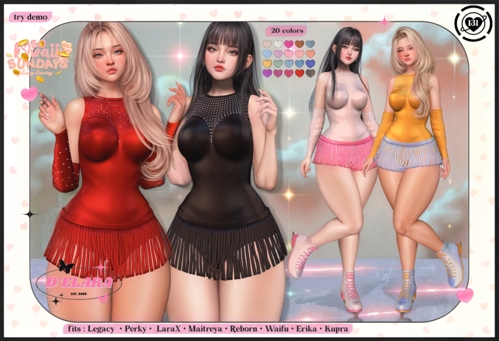 Outfit #131 - Erika/Inithium/Legacy/MaitreyaX/Reborn/+mods	&lt;a href=&quot;http://maps.secondlife.com/secondlife/Axell/191/97/2993&quot; target=&quot;_blank&quot;&gt;Teleport&lt;/a&gt;