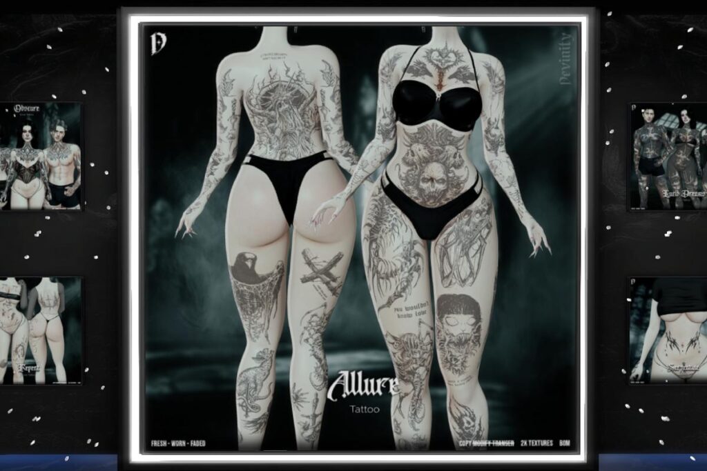 Allure Tattoo - BOM, L$275