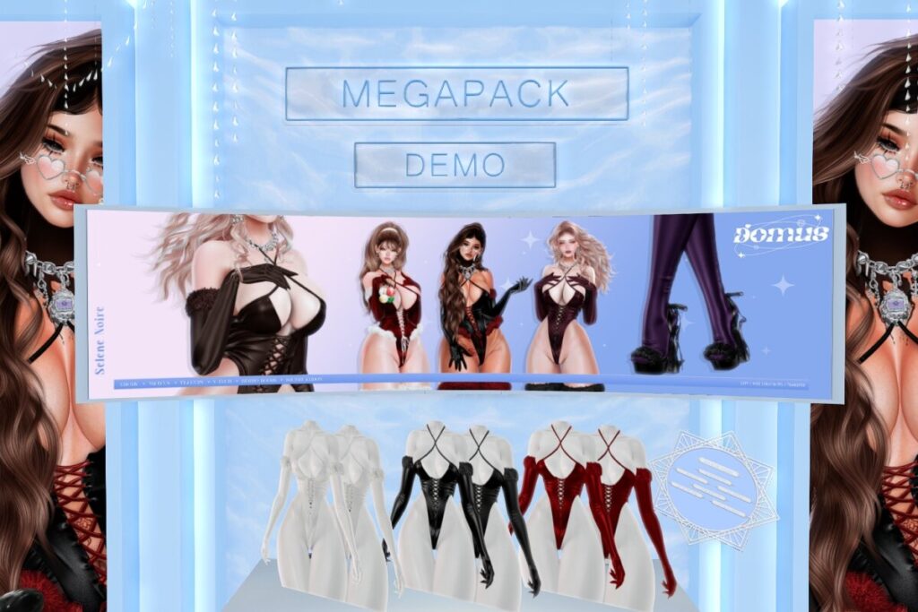 Selene Noire Set - Reborn/+mods, L$350 each/L$450-L$1250 each FP/L$2000 MP