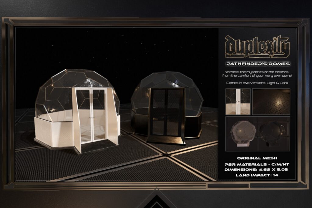 Pathfinder&#039;s Domes, L$399