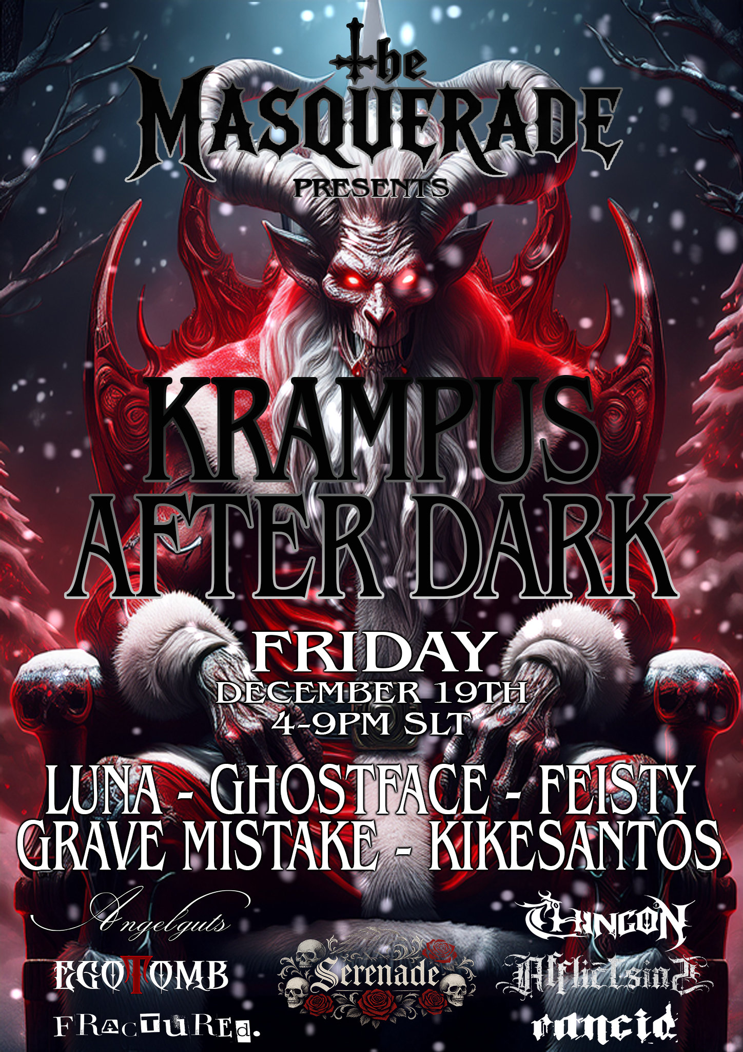 KRAMPUS IS COMING TO THE MASQUERADE!