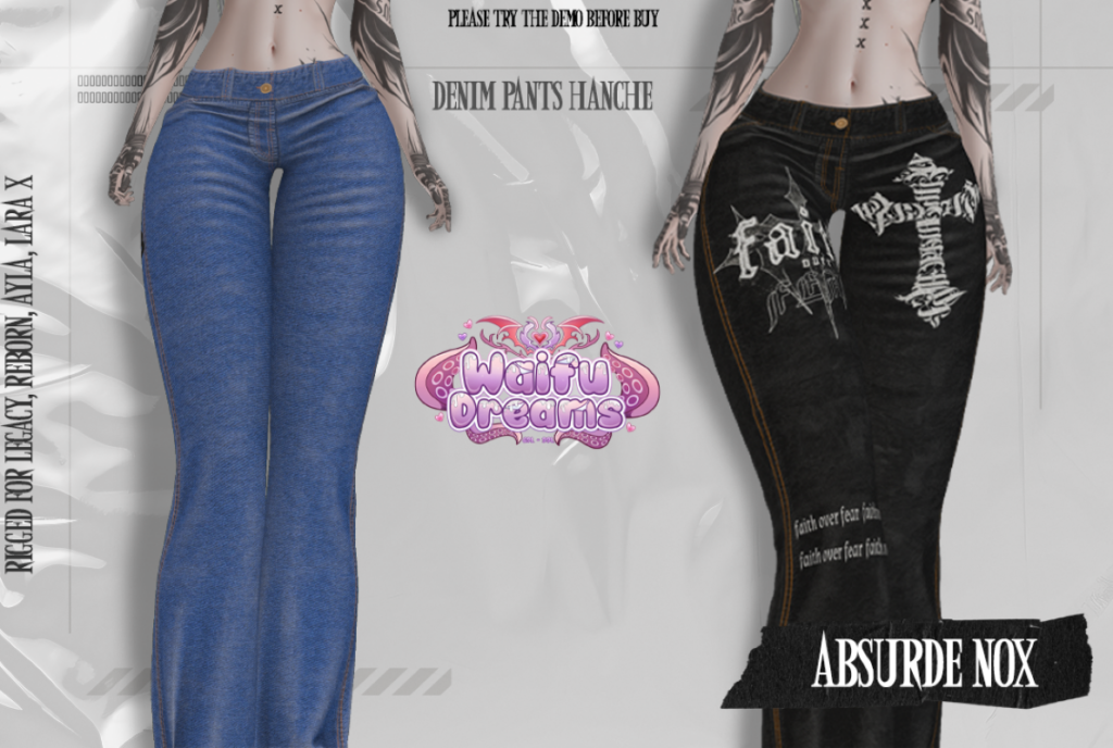 Denim Pants Hanche - Ayla/Legacy/MaitreyaX/Reborn