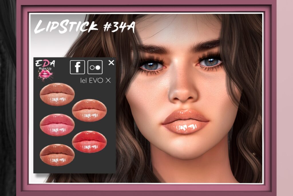 Lipstick #34A - EvoX, L$149