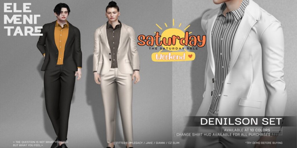 Davi Set - CZ Slim/Gianni/Jake/Legacy	<a href="http://maps.secondlife.com/secondlife/Heartbreak/131/129/166" target="_blank">Teleport</a>