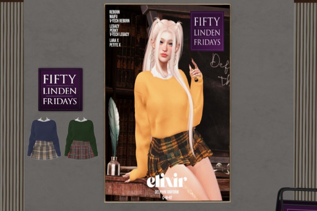 Delphini Uniform - Legacy/MaitreyaX/Reborn/+mods	&lt;a href=&quot;http://maps.secondlife.com/secondlife/Roslyn%20Rue/126/130/23&quot; target=&quot;_blank&quot;&gt;Teleport&lt;/a&gt;