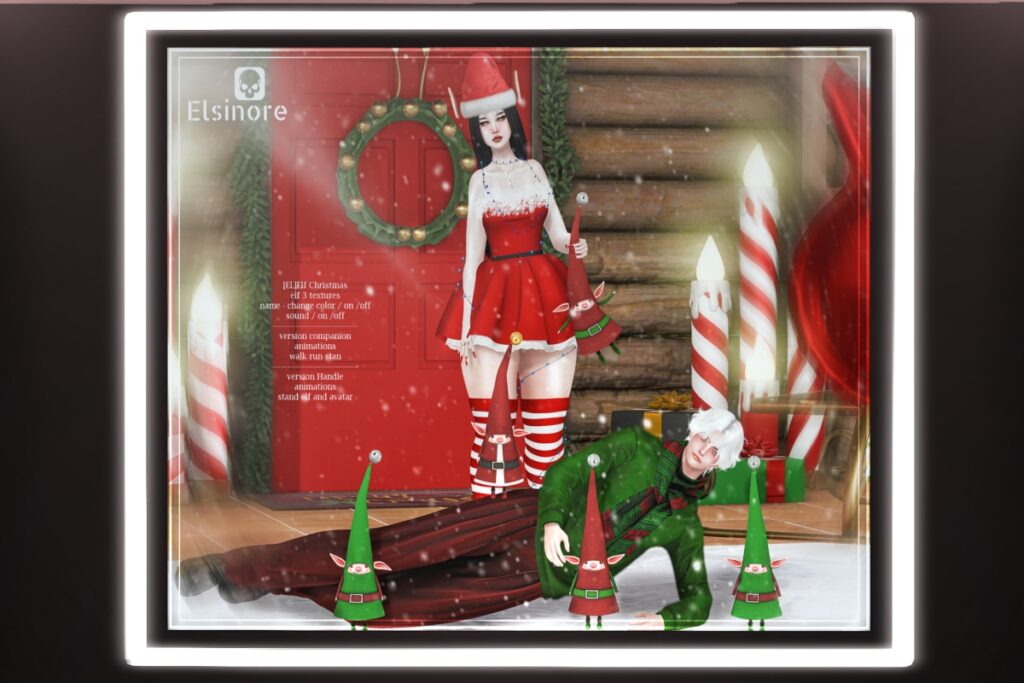 Elf Christmas Decor &amp; Holdable, L$799 each/L$1299 FP
