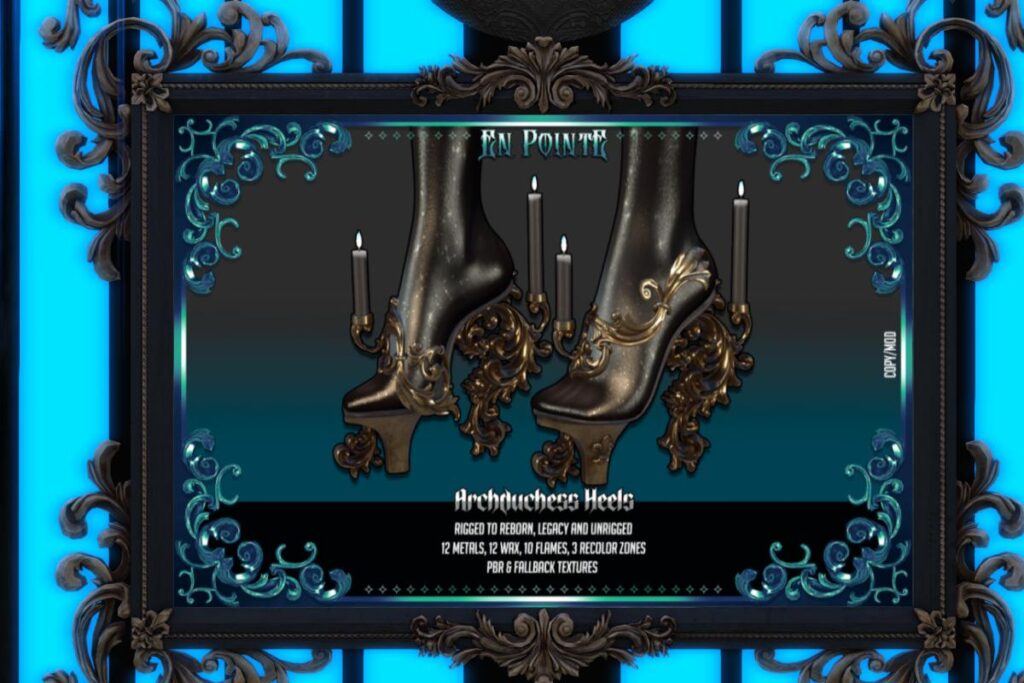 Archduchess Heels -  Legacy/Reborn/unrigged, L$450