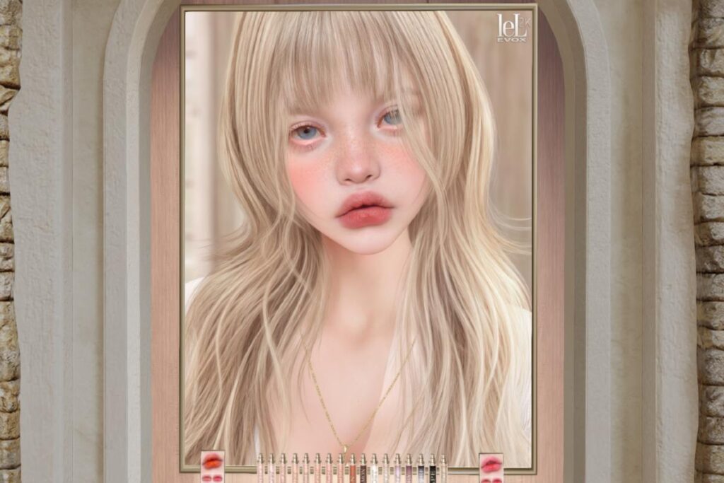 Berry Skin - EvoX/Velour, L$799 each/L$2999 FP | Berry Shape - EvoX, L$499 | Berry Lips - EvoX, L$399 each