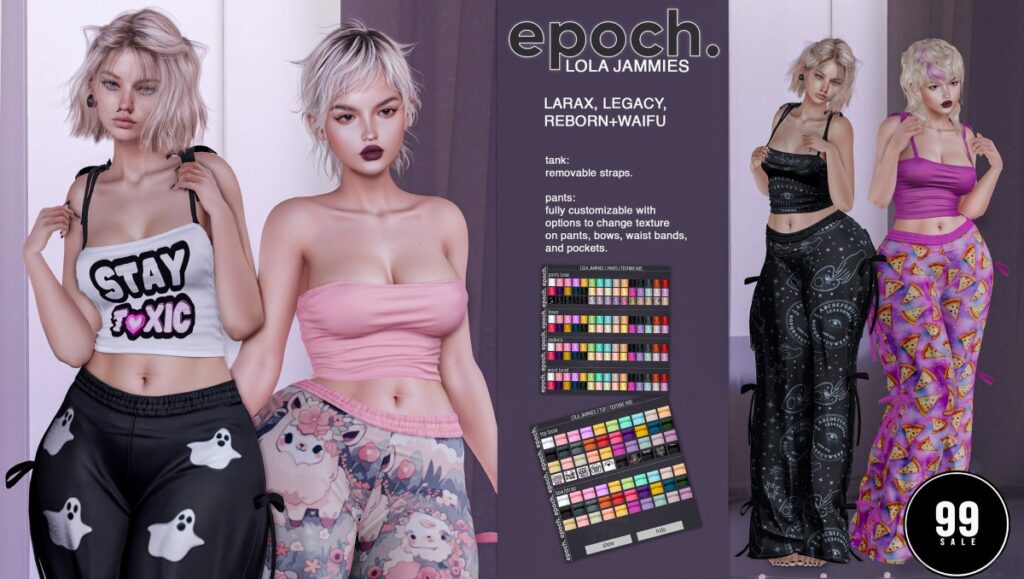 Lola Jammies - Legacy/MaitreyaX/Reborn/+mods	&lt;a href=&quot;http://maps.secondlife.com/secondlife/Chaotic%20Good/149/169/476&quot; target=&quot;_blank&quot;&gt;Teleport&lt;/a&gt;