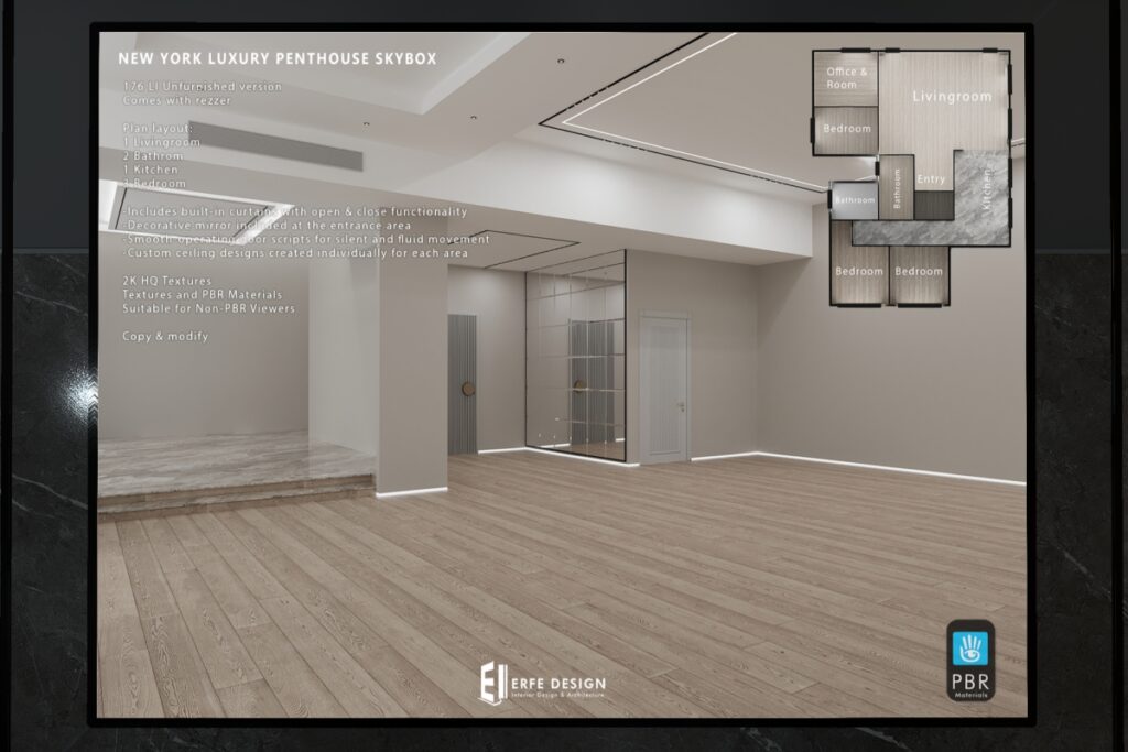 New York Luxury Penthouse Skybox, L$2990