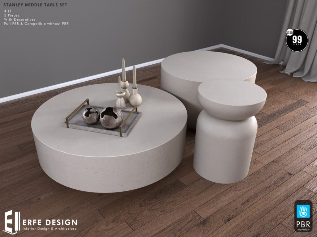 Stanley Middle Table Set	<a href="http://maps.secondlife.com/secondlife/Corona/143/146/23" target="_blank">Teleport</a>