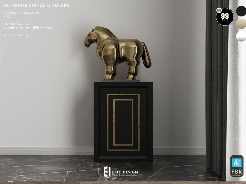 Fat Horse Statue	<a href="http://maps.secondlife.com/secondlife/Corona/142/146/23" target="_blank">Teleport</a>