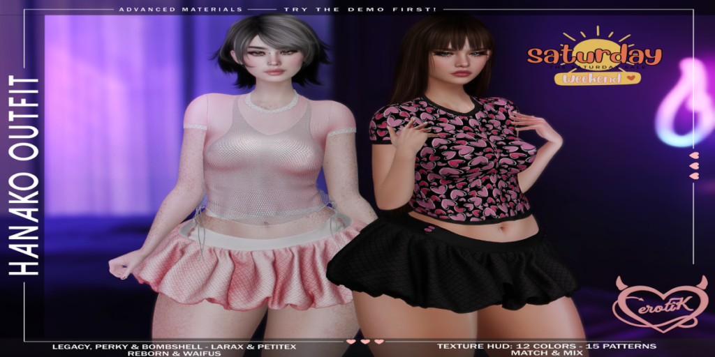 Hanako Outfit - Legacy/MaitreyaX/Reborn/+mods	&lt;a href=&quot;http://maps.secondlife.com/secondlife/WIP/110/141/1501&quot; target=&quot;_blank&quot;&gt;Teleport&lt;/a&gt;