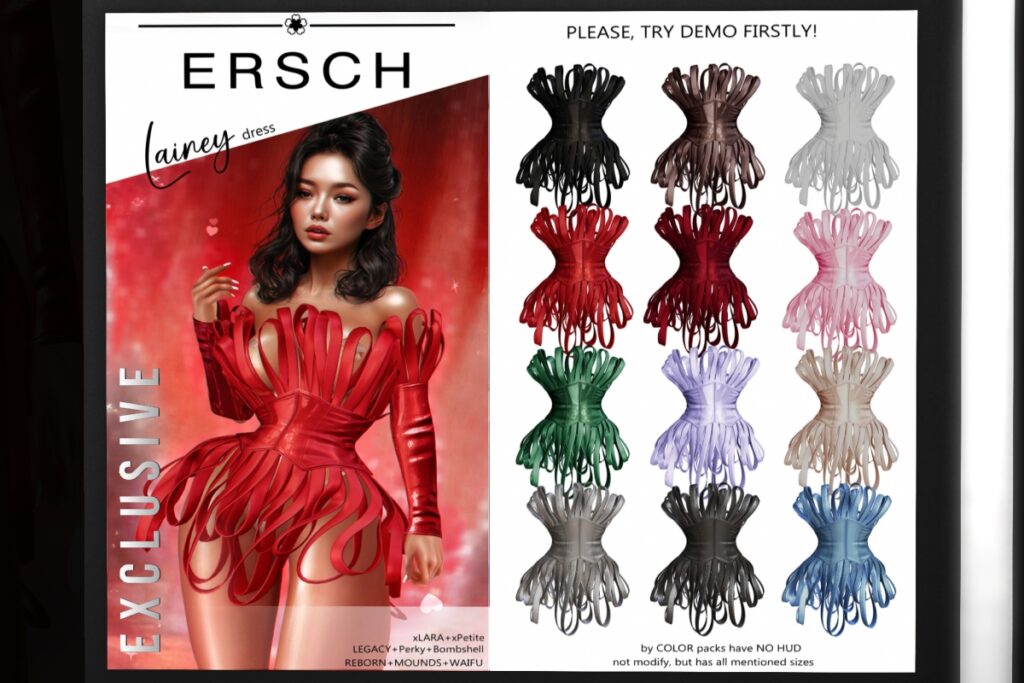 Lainey Dress - Legacy/MaitreyaX/Reborn/+mods, L$199 each/L$999 FP