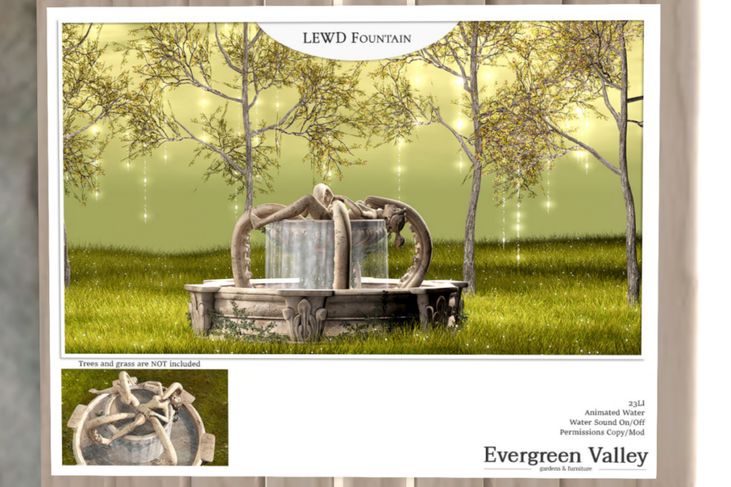 Lewd Fountain, L$699