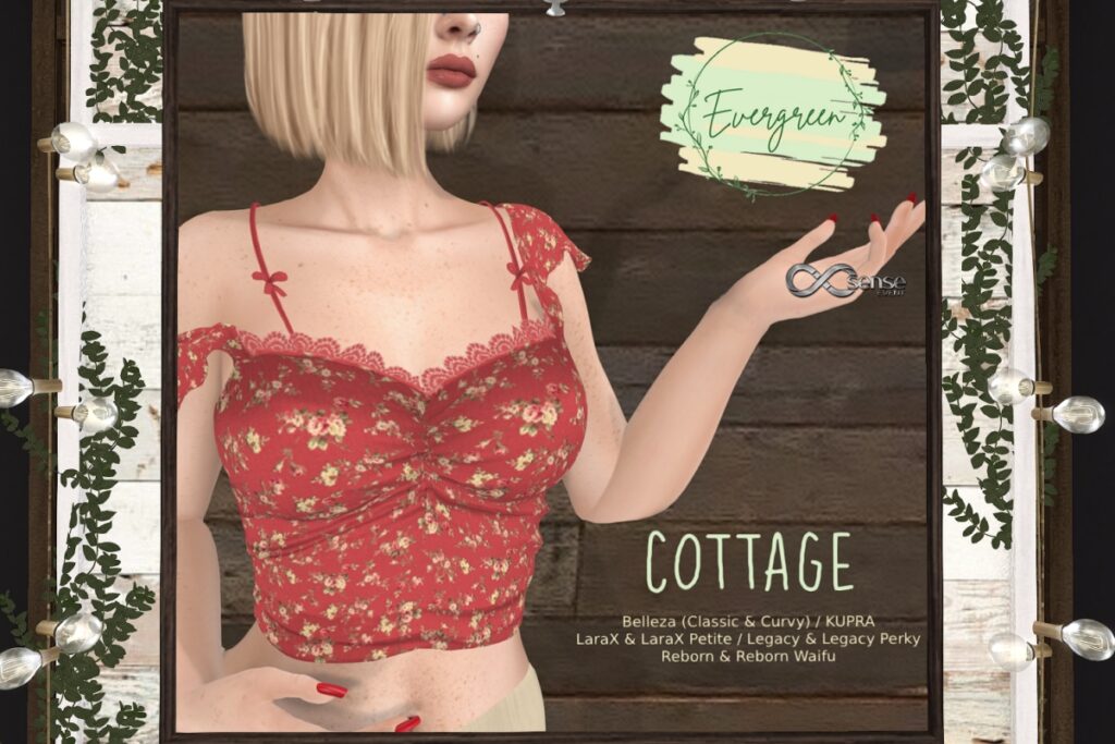 Cottage Top - GenX/Inithium/Legacy/MaitreyaX/Reborn/+mods, L$199 each/L$789 FP