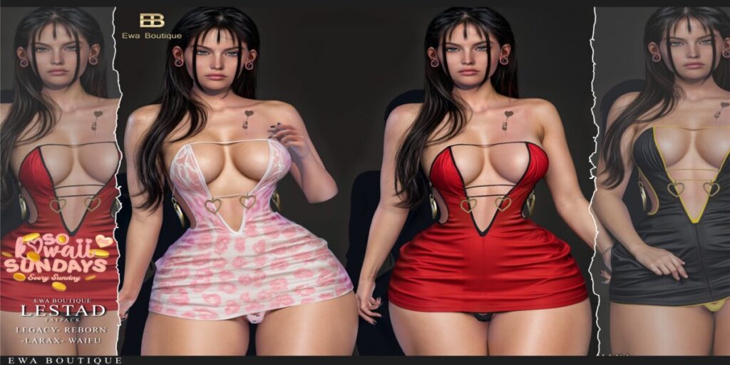 Lestad Outfit - Legacy/MaitreyaX/Reborn/+mods	<a href="https://maps.secondlife.com/secondlife/Woodland%20Realm/129/160/23" target="_blank">Teleport</a>