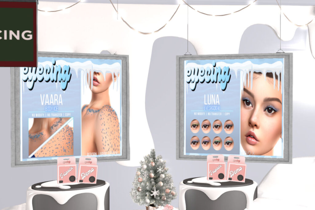 Luna Eyeshadow - EvoX, L$100 FP | Vara Body Ice - MaitreyaX, Legacy, Reborn+mods, , L$150