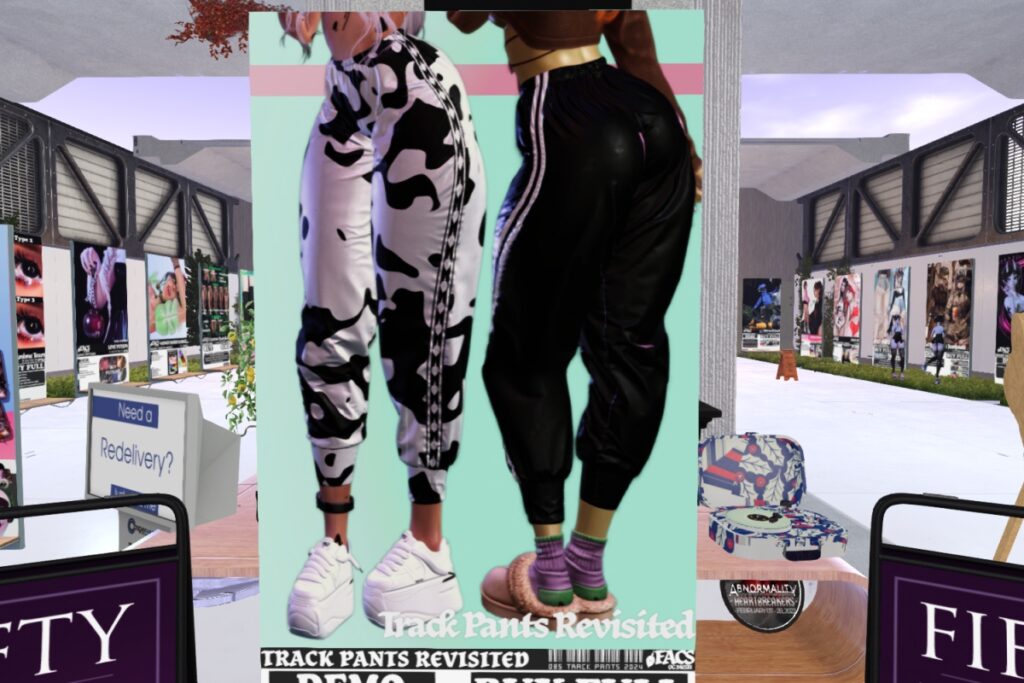Track Pants - Legacy/F+M/Reborn	<a href="http://maps.secondlife.com/secondlife/Nopsaebaram/215/208/1002" target="_blank">Teleport</a>