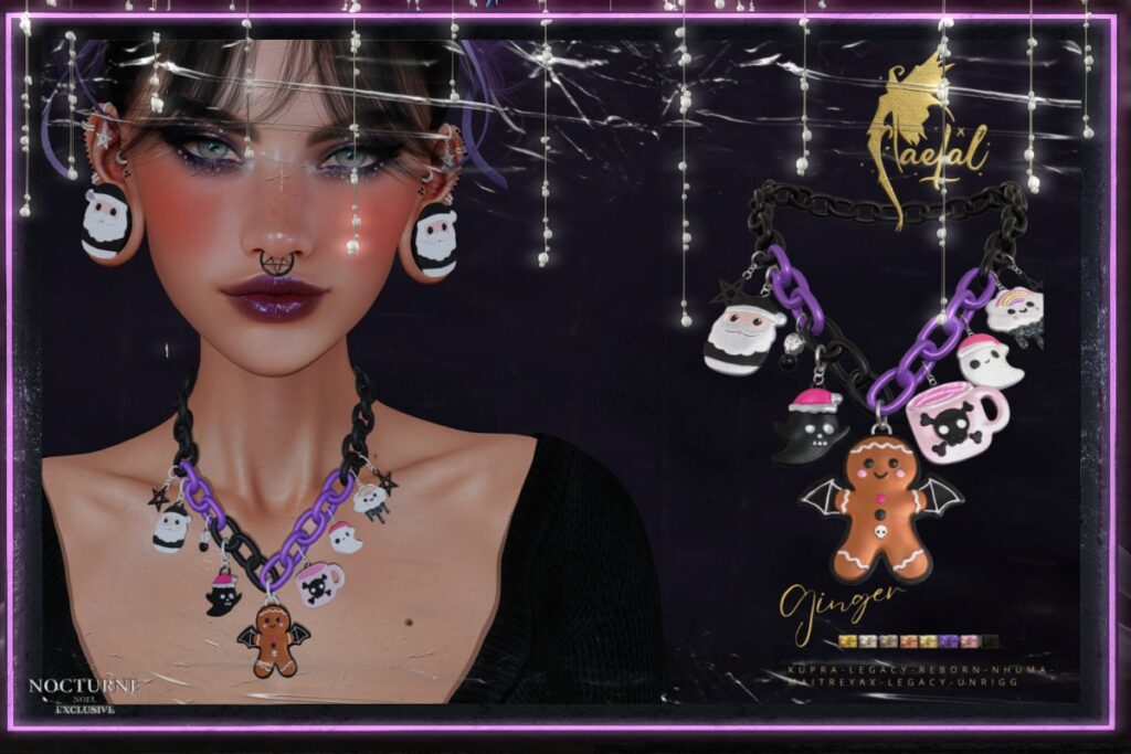 Ginger Necklace - Inithium/Legacy/MaitreyaX/Nhumana/Reborn/Unrigged, L$229