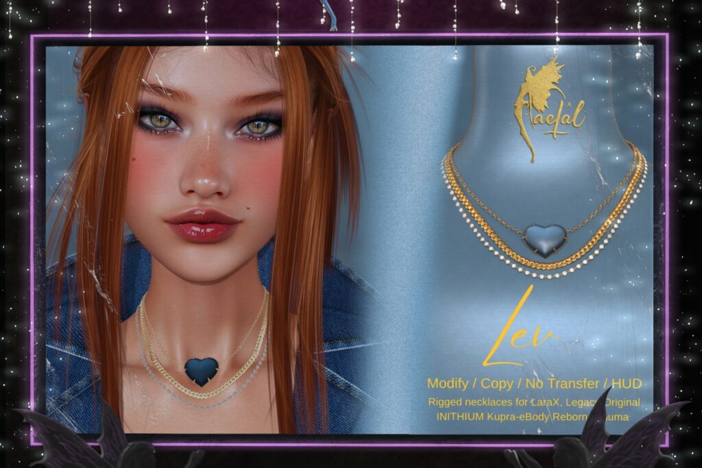 Lev Necklace - Inithium/Legacy/MaitreyaX/Nhumana/Reborn, L$229 FP