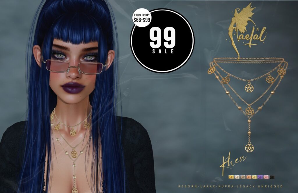 Rhea Necklaces - Inithium/Legacy/MaitreyaX/Reborn/Unrigged	<a href="http://maps.secondlife.com/secondlife/Cult%20Coven/69/145/21" target="_blank">Teleport</a>