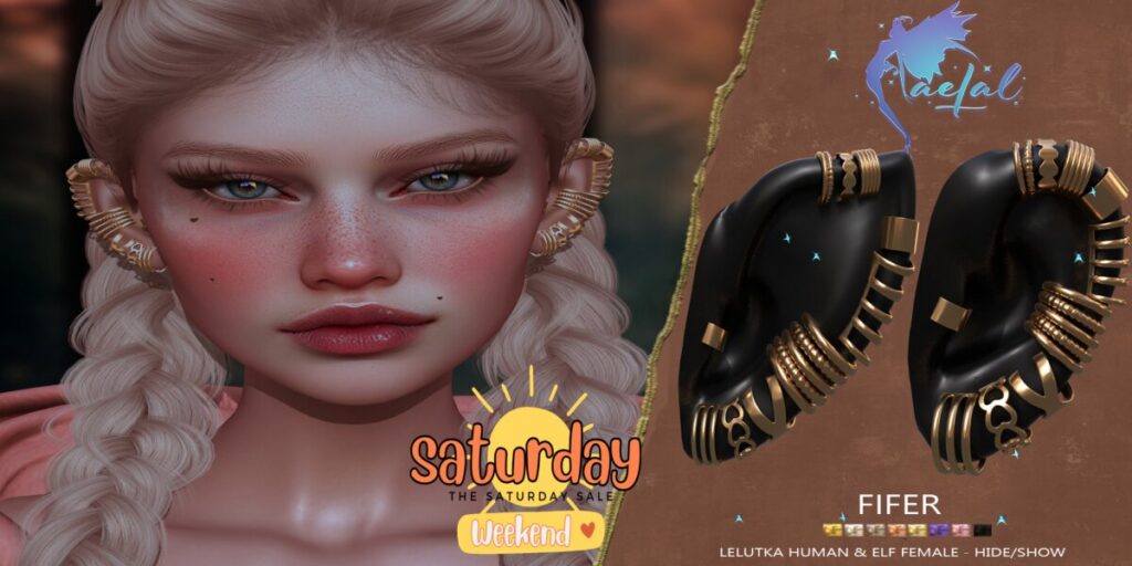 Fifer Earrings - EvoX Ears Female Human+Elf	<a href="http://maps.secondlife.com/secondlife/Cult%20Coven/69/145/21" target="_blank">Teleport</a>