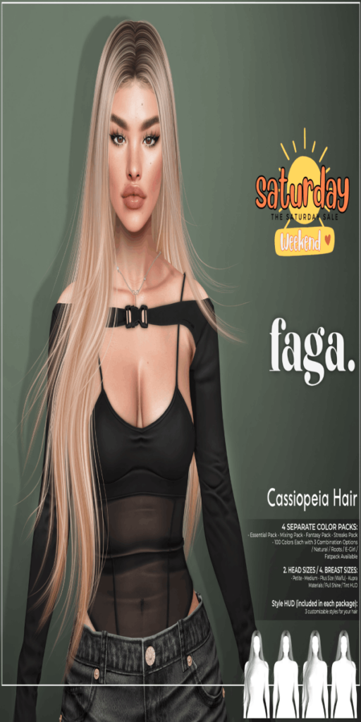 Cassiopeia Hairstyle	&lt;a href=&quot;https://maps.secondlife.com/secondlife/Galileo/52/105/32&quot; target=&quot;_blank&quot;&gt;Teleport&lt;/a&gt;