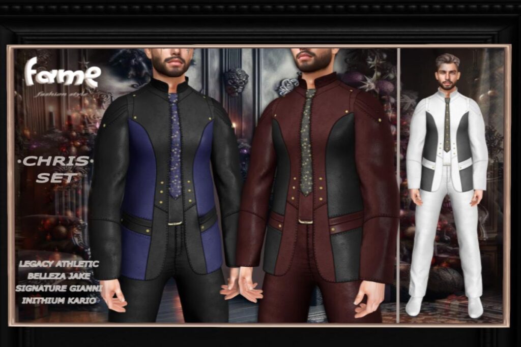 Chris Set - Gianni/Jake/Kario/Legacy Athletic, L$420 each/L$1450 FP