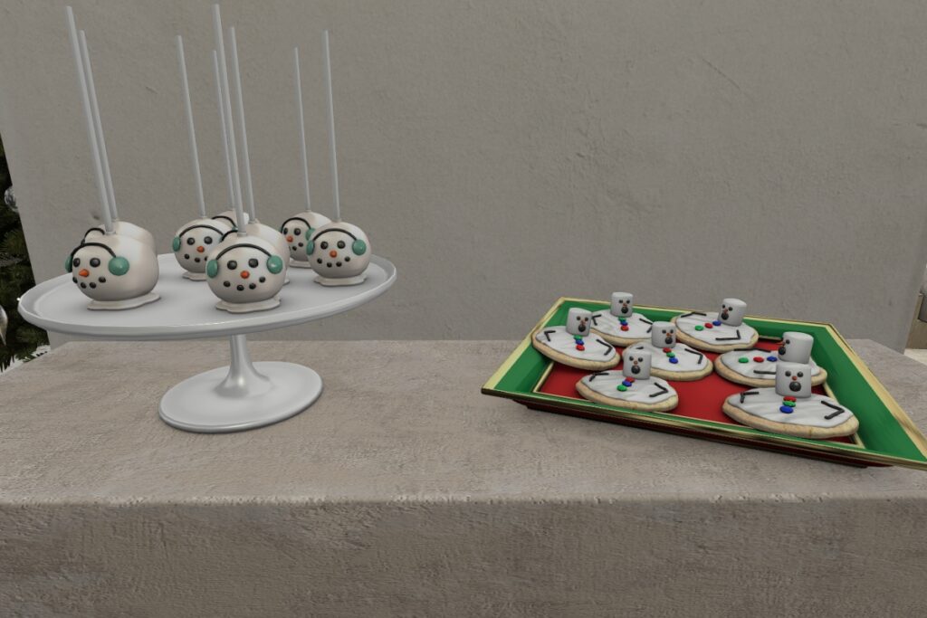 Melted Snowman Cookies | Snowman Cakepops	&lt;a href=&quot;http://maps.secondlife.com/secondlife/Fancy%20Decor/211/107/22&quot; target=&quot;_blank&quot;&gt;Teleport&lt;/a&gt;