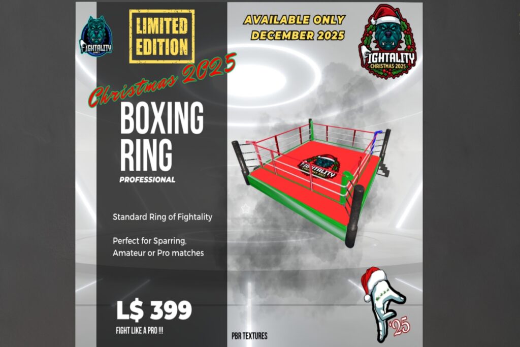Christmas 2025 Boxing Ring, L$399