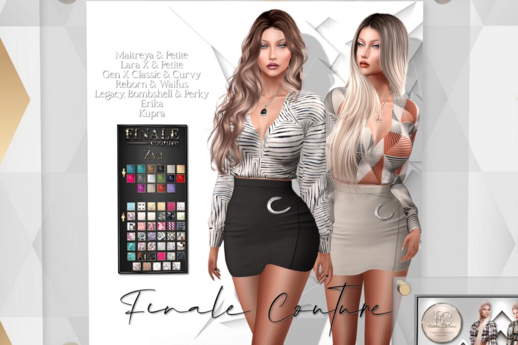 Zya Outfit - Erika/GenX/Inithium/Legacy/Maitreya/Reborn/+mods, L$325