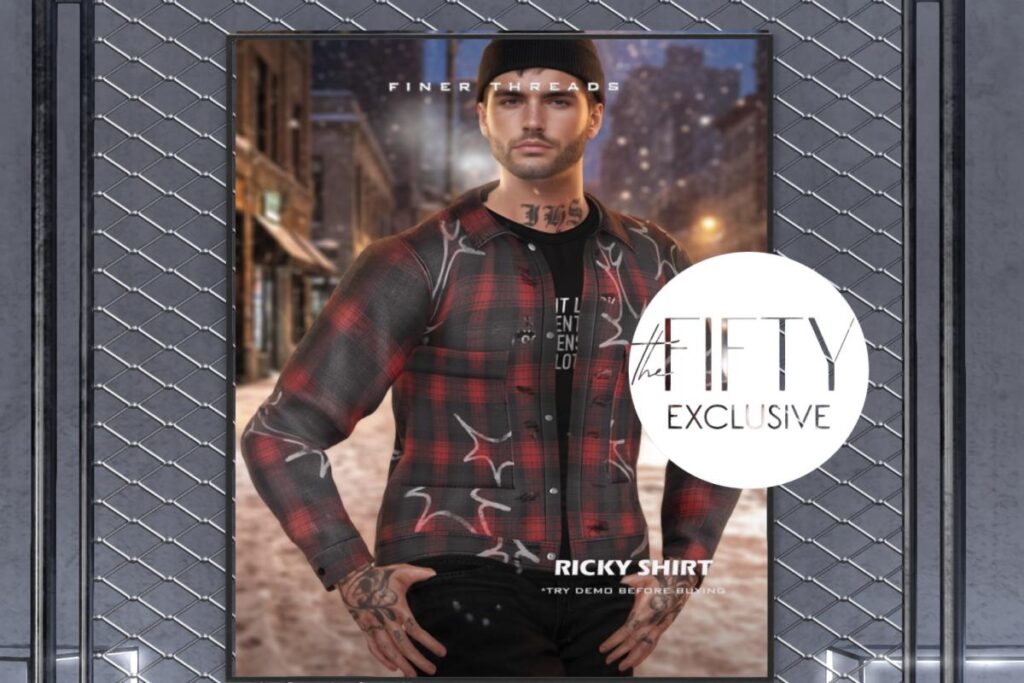 Ricky Shirt - demo for fits, L$279 each/L$999 FP