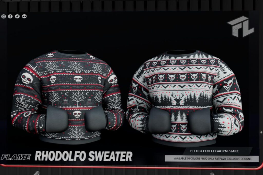 Rhodolfo Sweater - Jake/Legacy, L$269 each