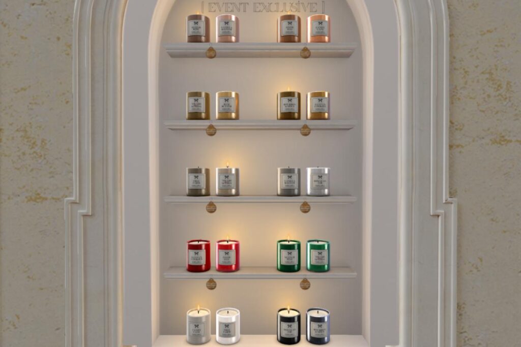 Holiday Candle, L$99 each/L$499 FP