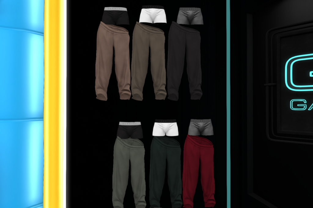 Unfastened Pants - Try Demo for Fits, L$250 each/L$390 FP