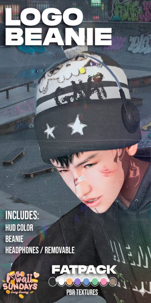 Logo Beanie 	&lt;a href=&quot;http://maps.secondlife.com/secondlife/Fang/100/94/2750&quot; target=&quot;_blank&quot;&gt;Teleport&lt;/a&gt;