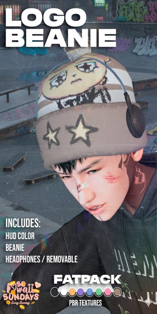 Logo Beanie 	&lt;a href=&quot;http://maps.secondlife.com/secondlife/Fang/100/94/2750&quot; target=&quot;_blank&quot;&gt;Teleport&lt;/a&gt;