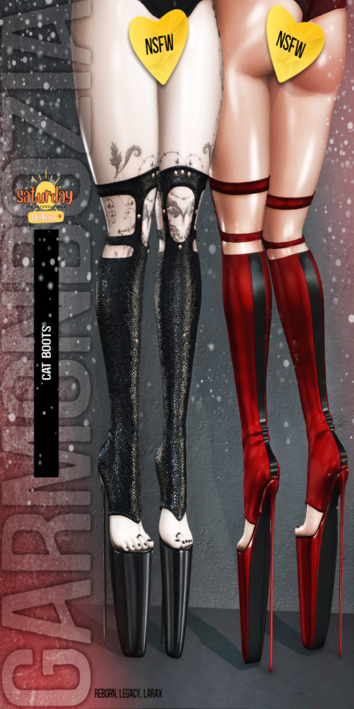 Cat Boots - Legacy/MaitreyaX/Reborn	&lt;a href=&quot;http://maps.secondlife.com/secondlife/Candy%20Kitten/117/26/37&quot; target=&quot;_blank&quot;&gt;Teleport&lt;/a&gt;