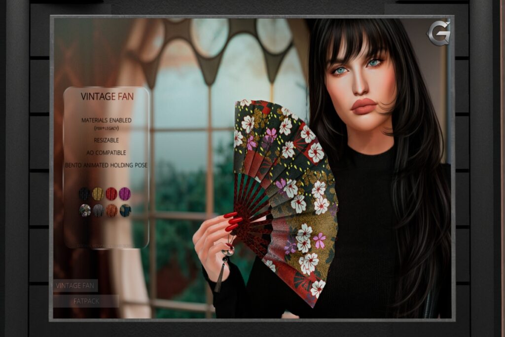 Vintage Fan Holdable, L$449 FP