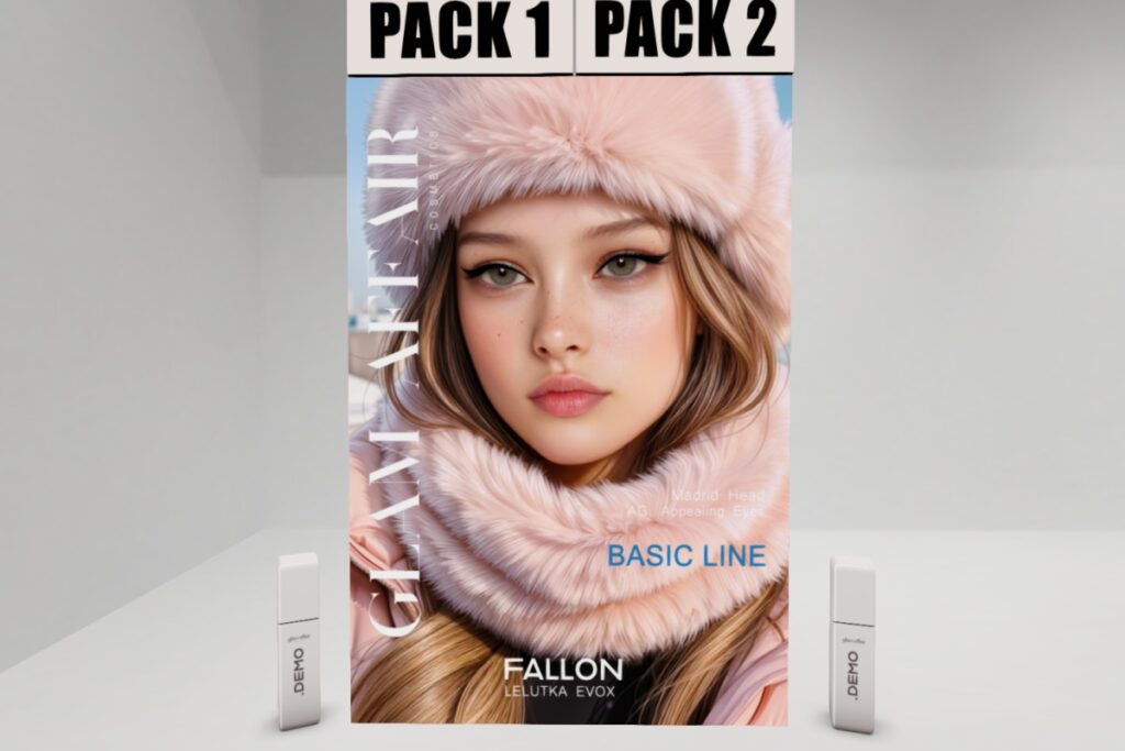 Fallon Skin - EvoX	<a href="http://maps.secondlife.com/secondlife/Beauty%20Avatar%20couture/154/90/31" target="_blank">Teleport</a>