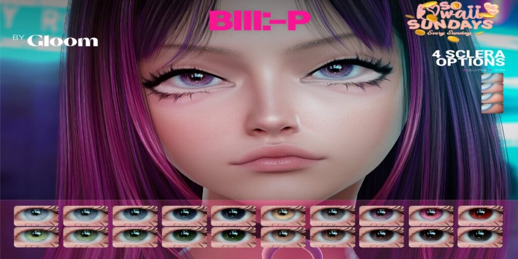 BIII:-P Eyes - BOM/EvoX	&lt;a href=&quot;http://maps.secondlife.com/secondlife/Moonstar/141/89/43&quot; target=&quot;_blank&quot;&gt;Teleport&lt;/a&gt;