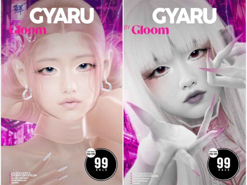 Gyaru Skin Human - EvoX | Gyaru Skin Fantasy - EvoX	&lt;a href=&quot;https://maps.secondlife.com/secondlife/Moonstar/134/168/44&quot; target=&quot;_blank&quot;&gt;Teleport&lt;/a&gt;